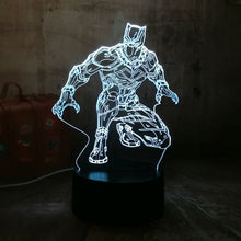 Load image into Gallery viewer, 3D Marvel Heroes Night Light