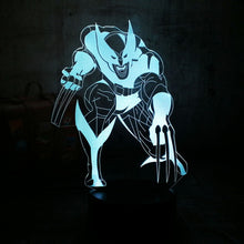 Load image into Gallery viewer, 3D Marvel Heroes Night Light